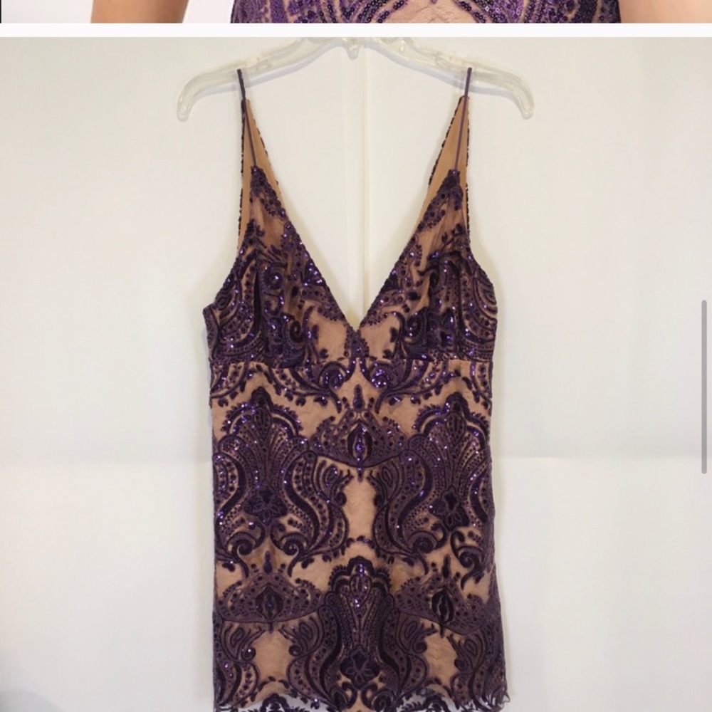 Free people purple night shimmers dress